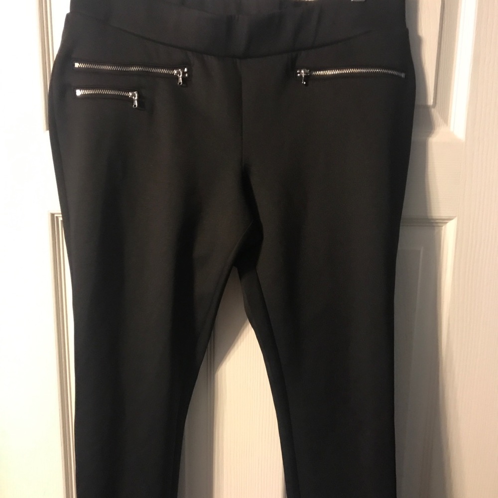 Faux leather leggings